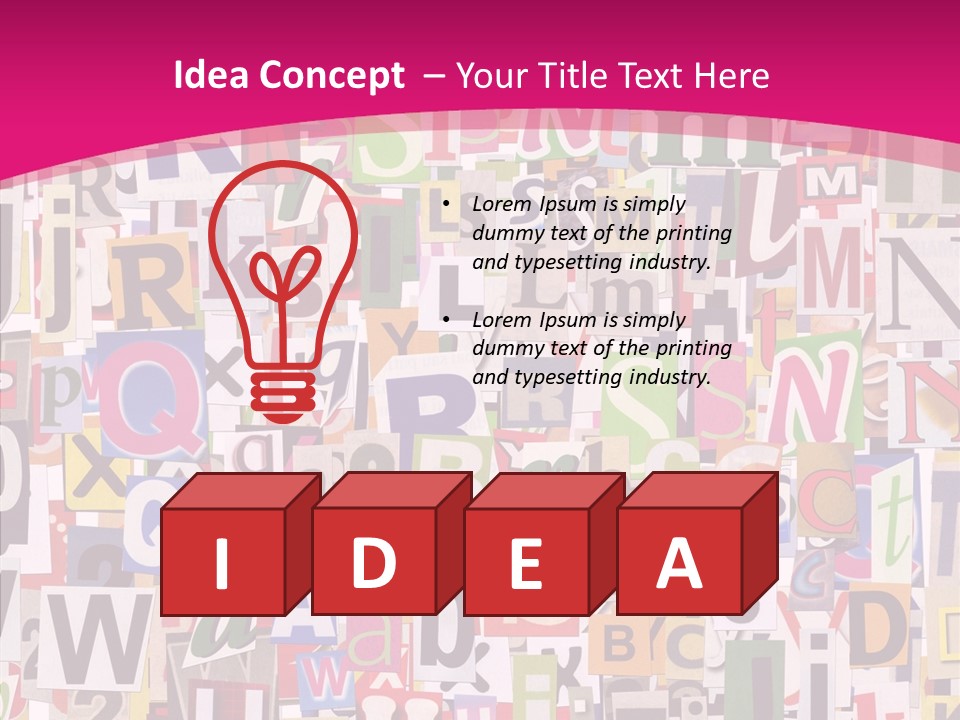 Newspaper Collage Background PowerPoint Template