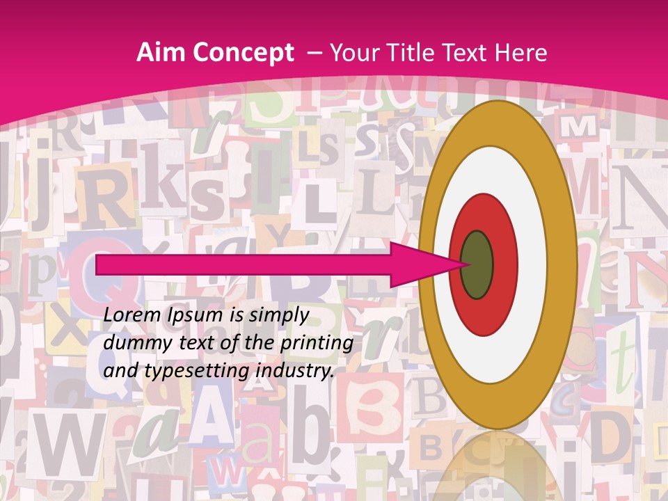 Newspaper Collage Background PowerPoint Template