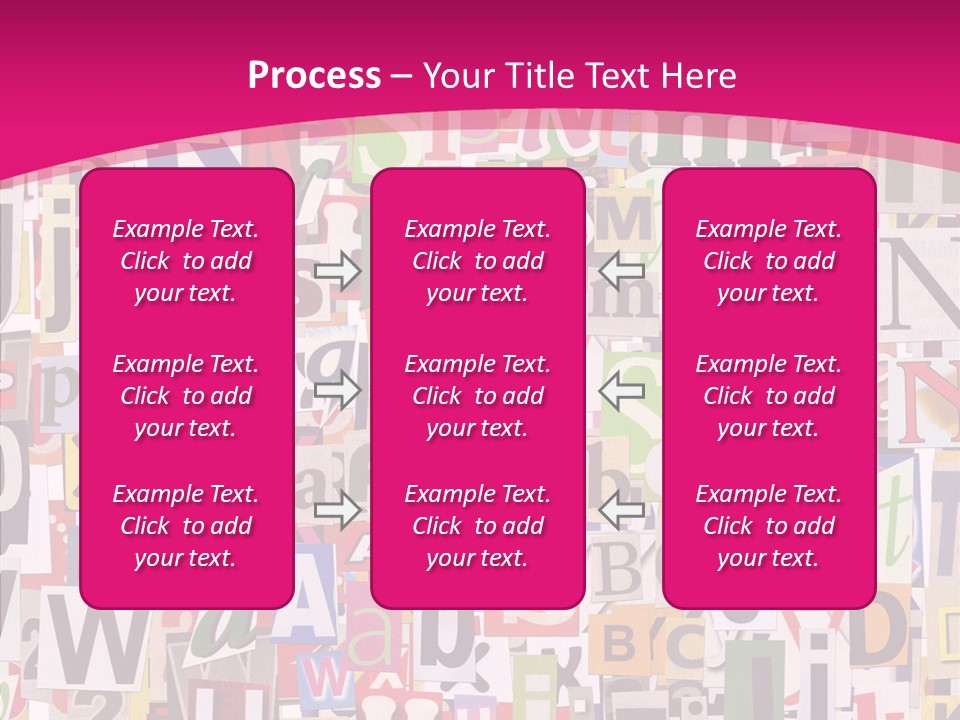Newspaper Collage Background PowerPoint Template