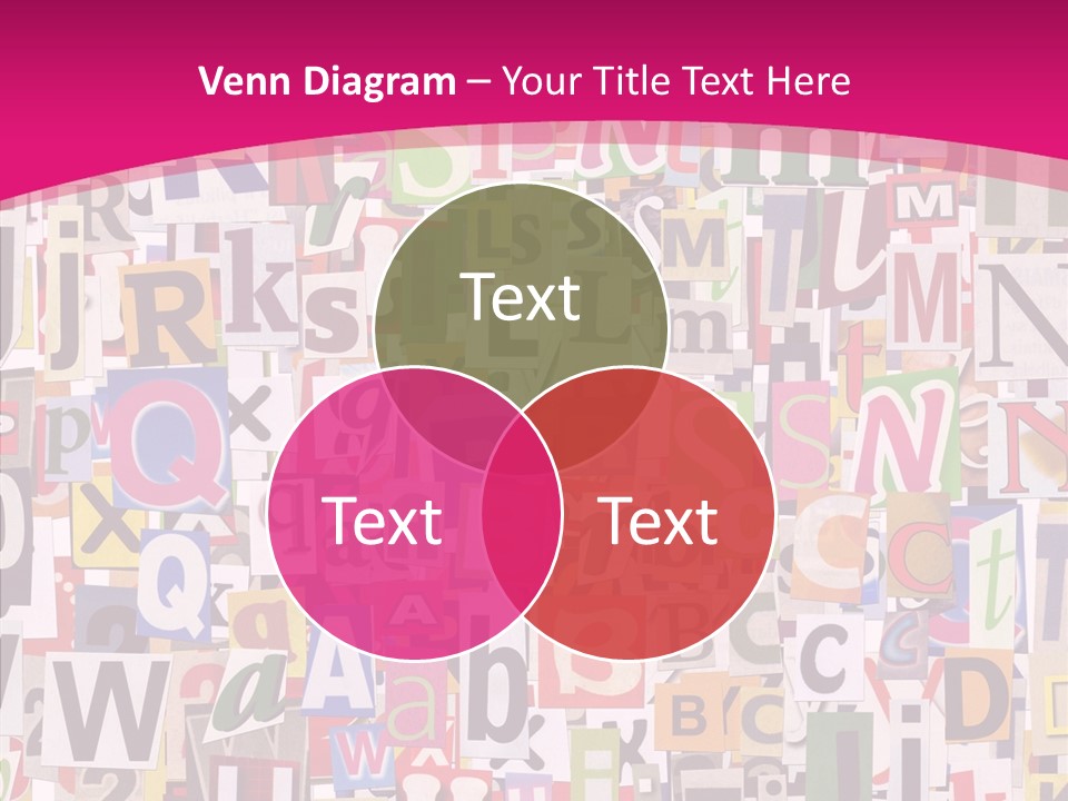 Newspaper Collage Background PowerPoint Template