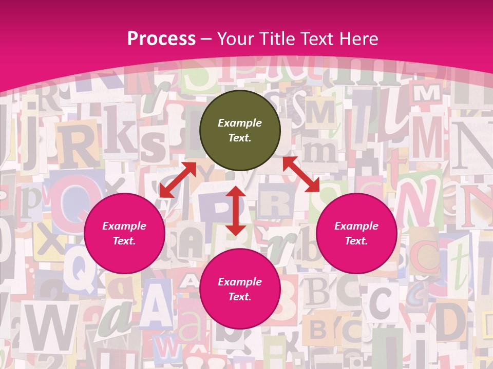 Newspaper Collage Background PowerPoint Template