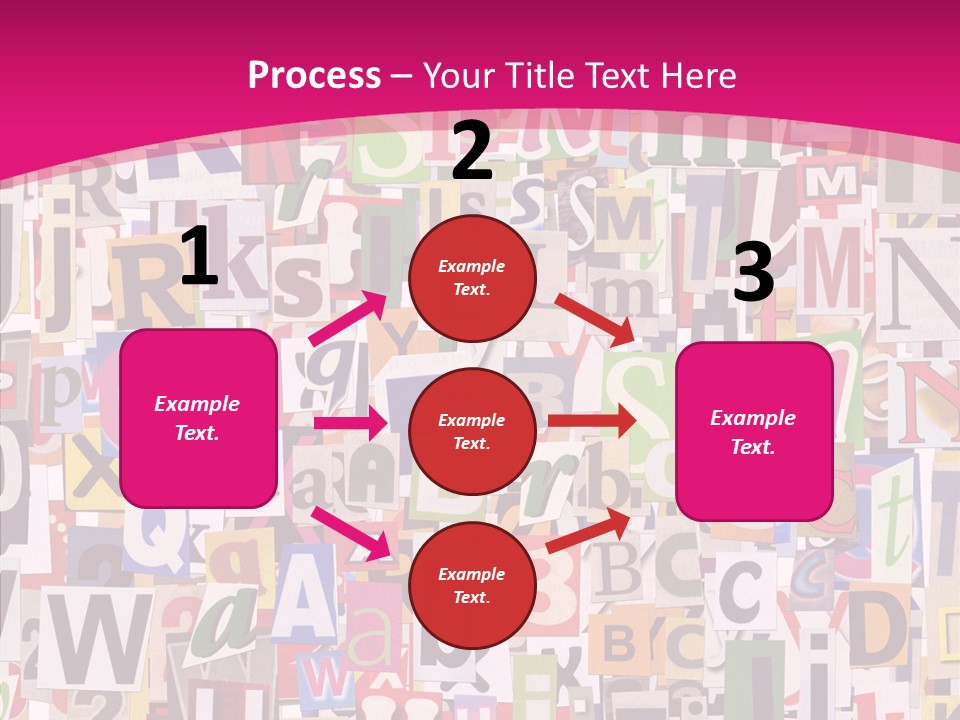 Newspaper Collage Background PowerPoint Template