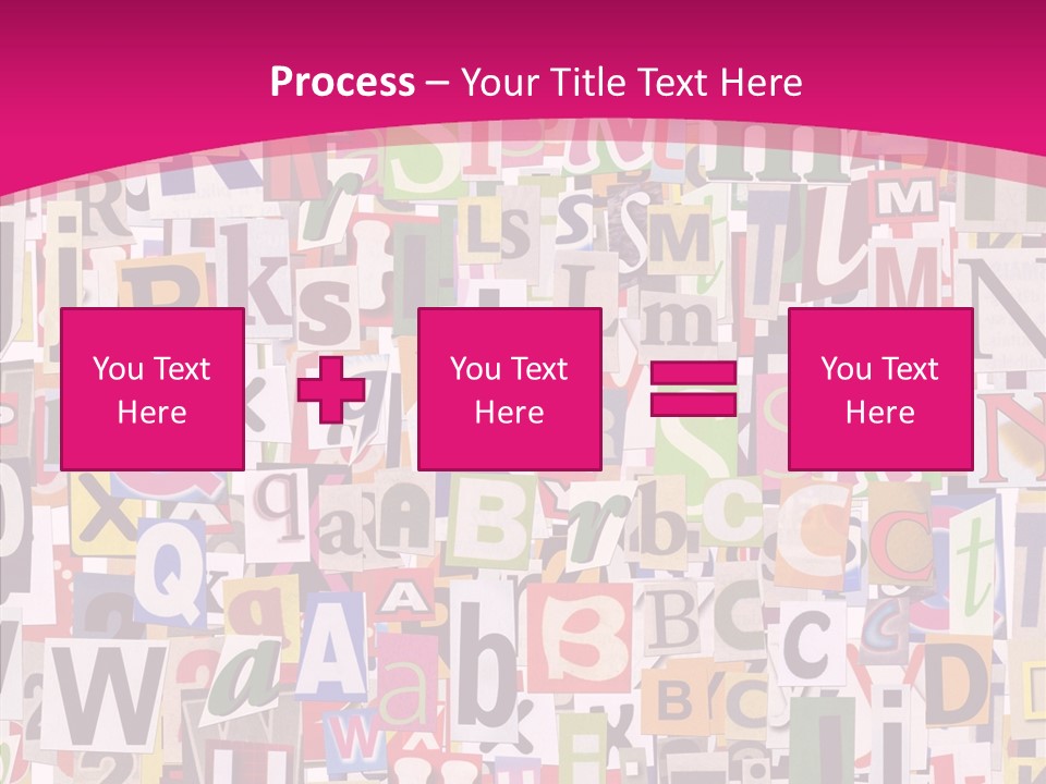 Newspaper Collage Background PowerPoint Template