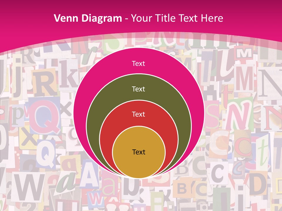 Newspaper Collage Background PowerPoint Template