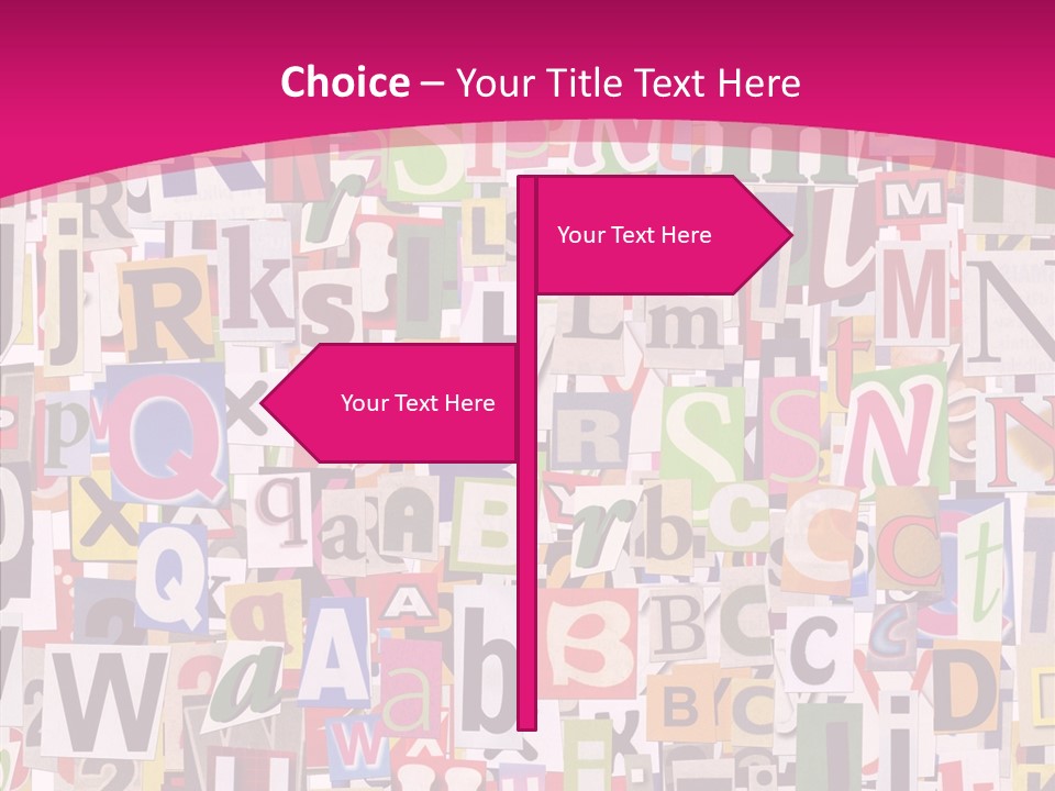 Newspaper Collage Background PowerPoint Template