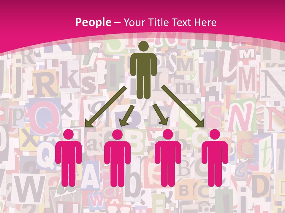 Newspaper Collage Background PowerPoint Template