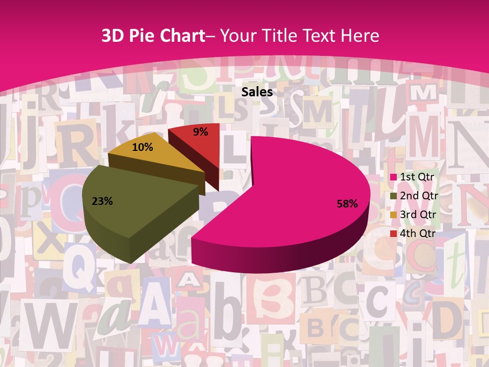 Newspaper Collage Background PowerPoint Template
