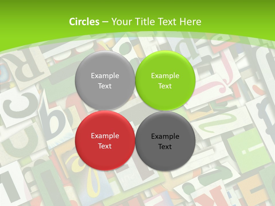 Newspaper Clippings Textures PowerPoint Template