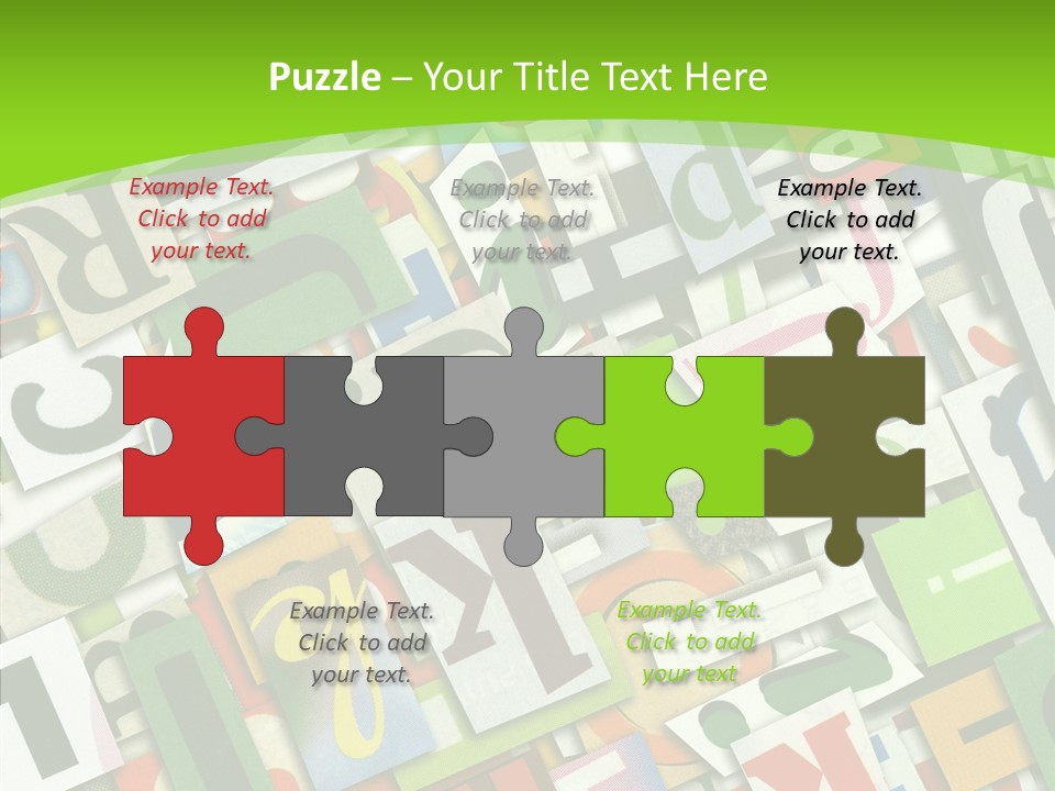 Newspaper Clippings Textures PowerPoint Template