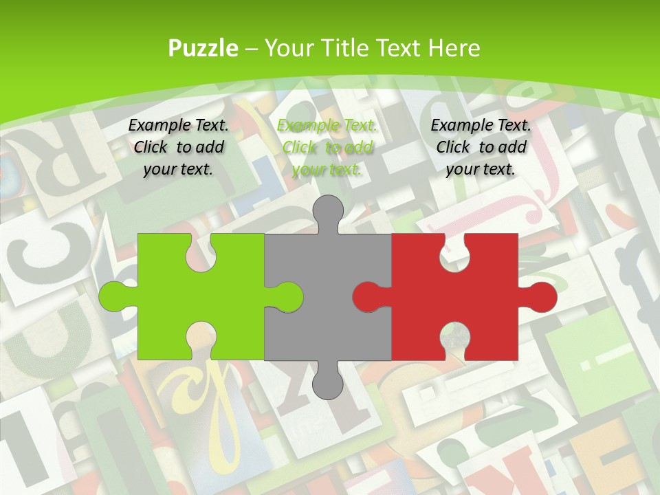 Newspaper Clippings Textures PowerPoint Template