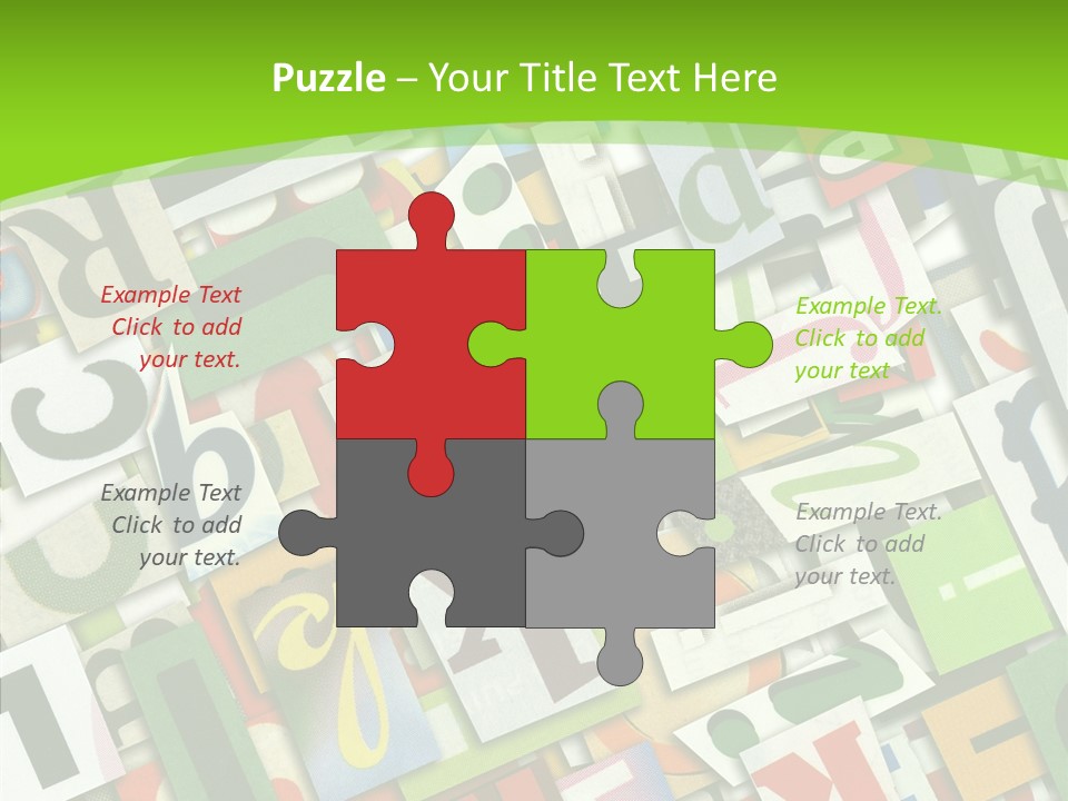 Newspaper Clippings Textures PowerPoint Template