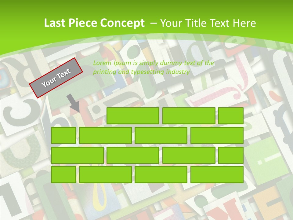 Newspaper Clippings Textures PowerPoint Template