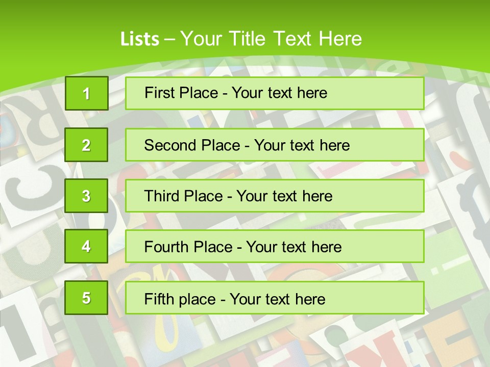 Newspaper Clippings Textures PowerPoint Template