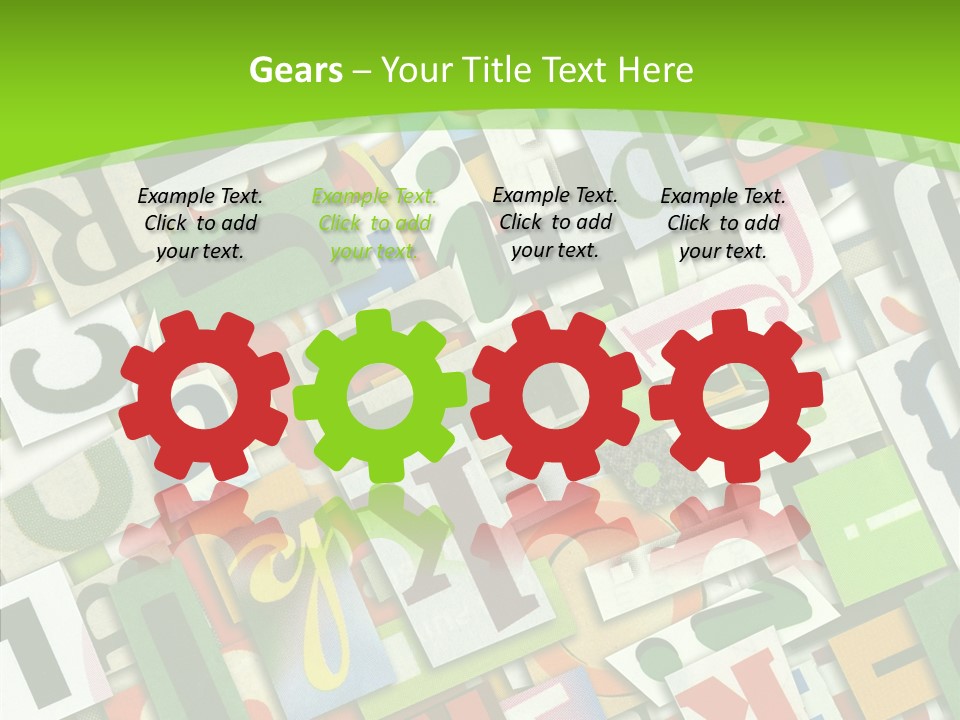 Newspaper Clippings Textures PowerPoint Template