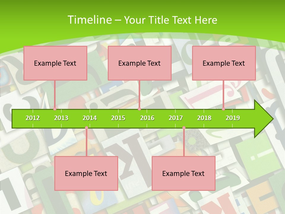 Newspaper Clippings Textures PowerPoint Template