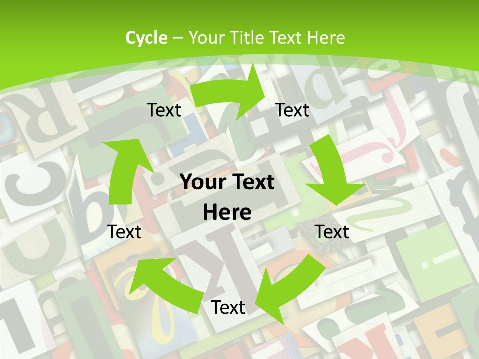 Newspaper Clippings Textures PowerPoint Template