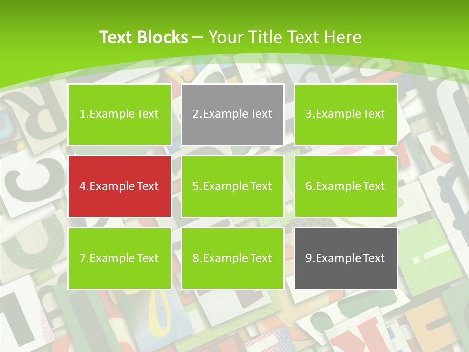 Newspaper Clippings Textures PowerPoint Template