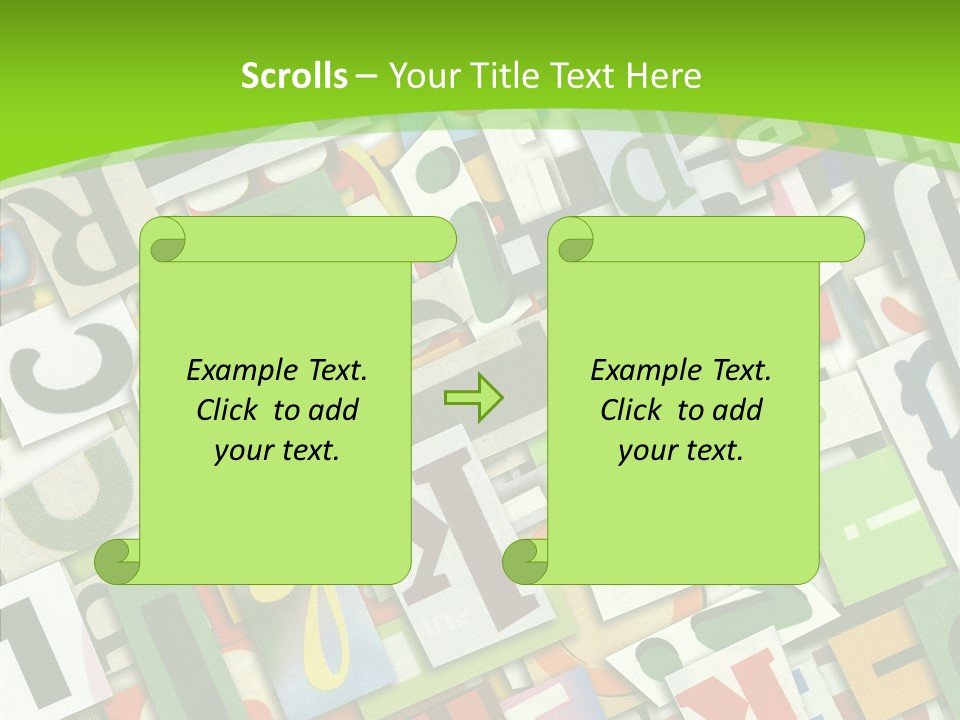 Newspaper Clippings Textures PowerPoint Template