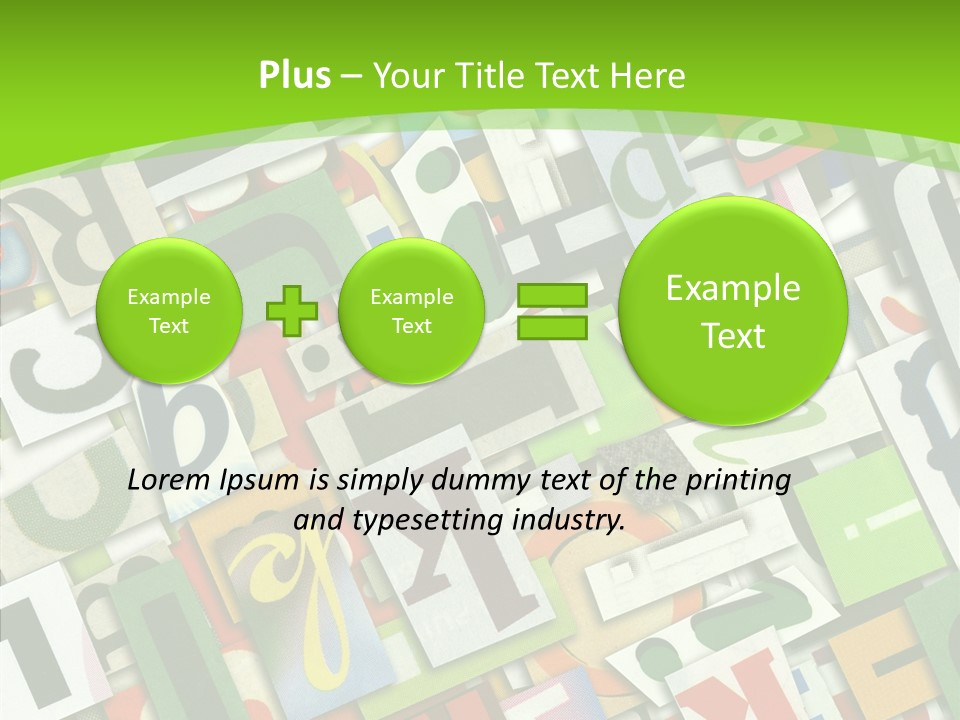 Newspaper Clippings Textures PowerPoint Template