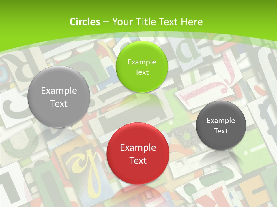 Newspaper Clippings Textures PowerPoint Template