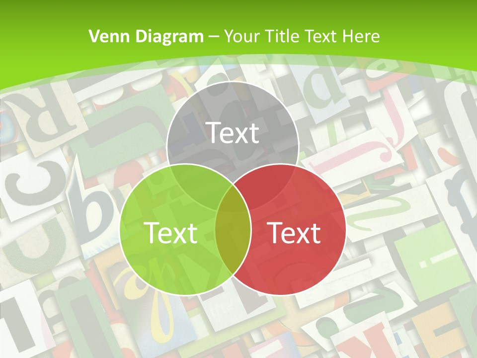 Newspaper Clippings Textures PowerPoint Template