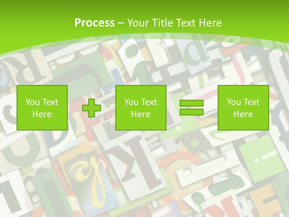 Newspaper Clippings Textures PowerPoint Template