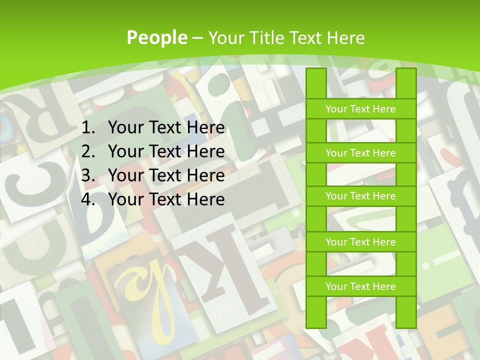 Newspaper Clippings Textures PowerPoint Template