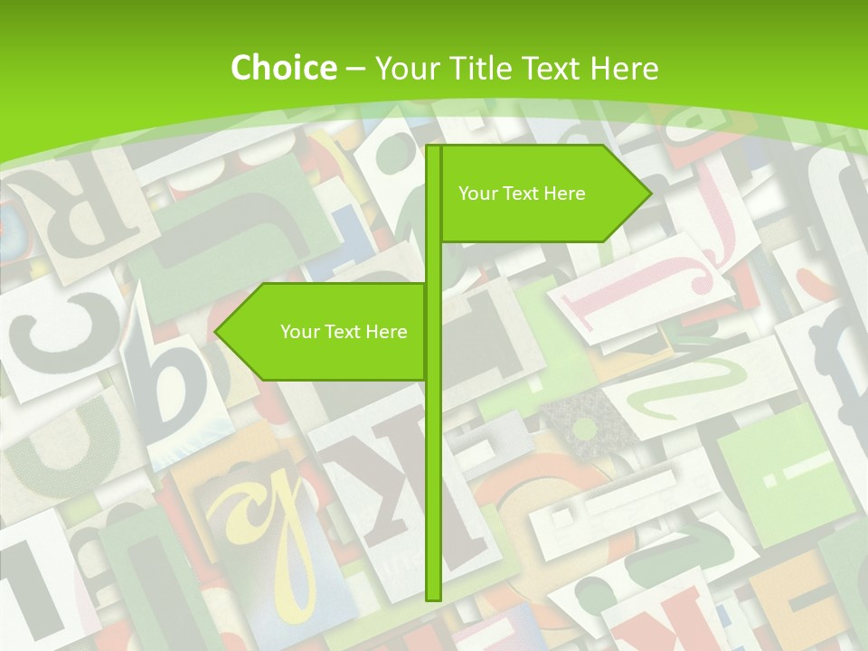 Newspaper Clippings Textures PowerPoint Template