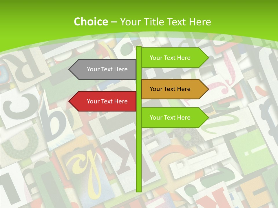 Newspaper Clippings Textures PowerPoint Template