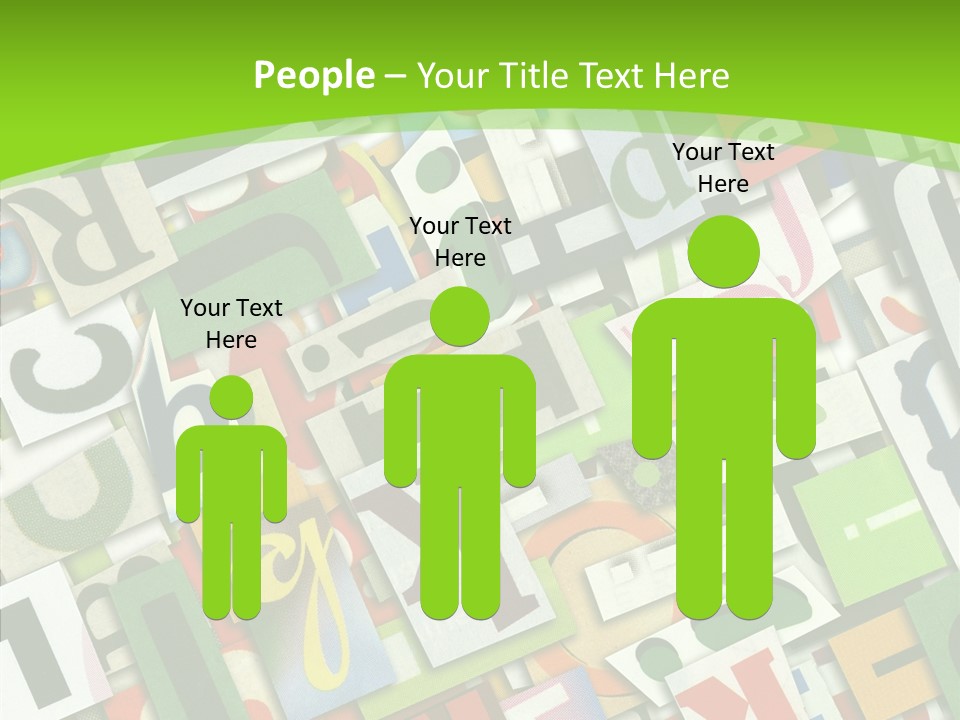 Newspaper Clippings Textures PowerPoint Template