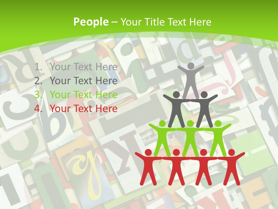 Newspaper Clippings Textures PowerPoint Template