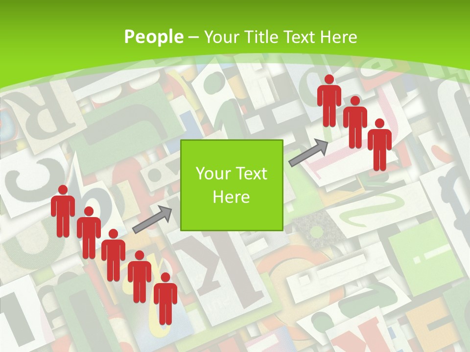 Newspaper Clippings Textures PowerPoint Template