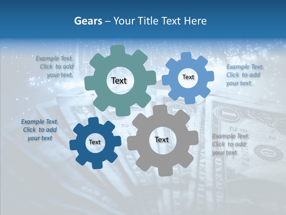 Wealth Cent Treasure PowerPoint Template