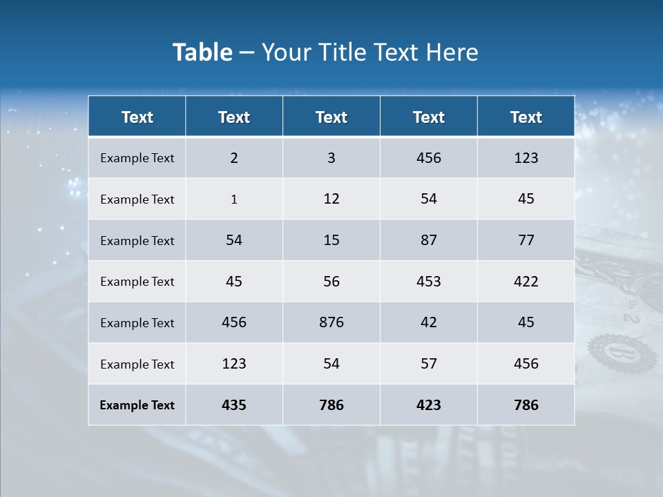 Wealth Cent Treasure PowerPoint Template