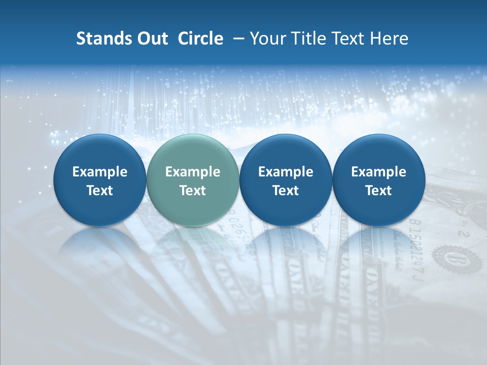 Wealth Cent Treasure PowerPoint Template