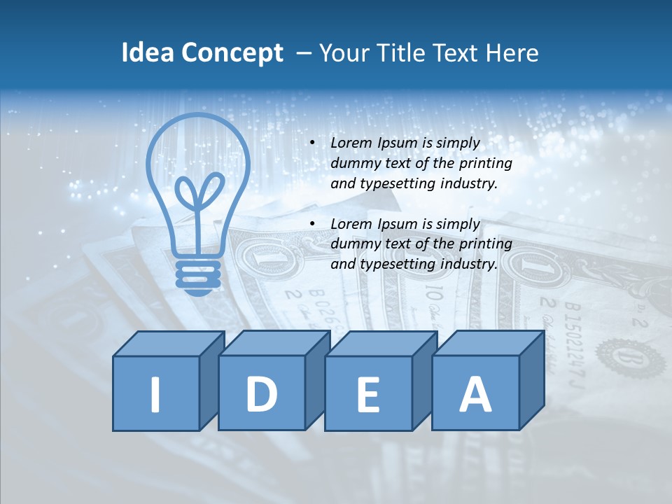 Wealth Cent Treasure PowerPoint Template