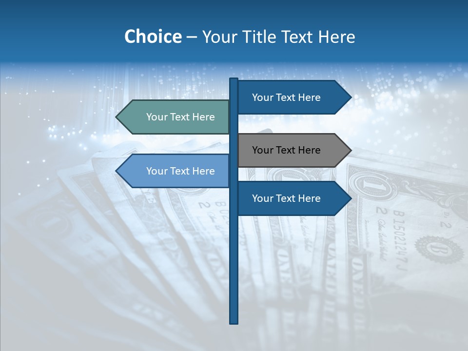 Wealth Cent Treasure PowerPoint Template