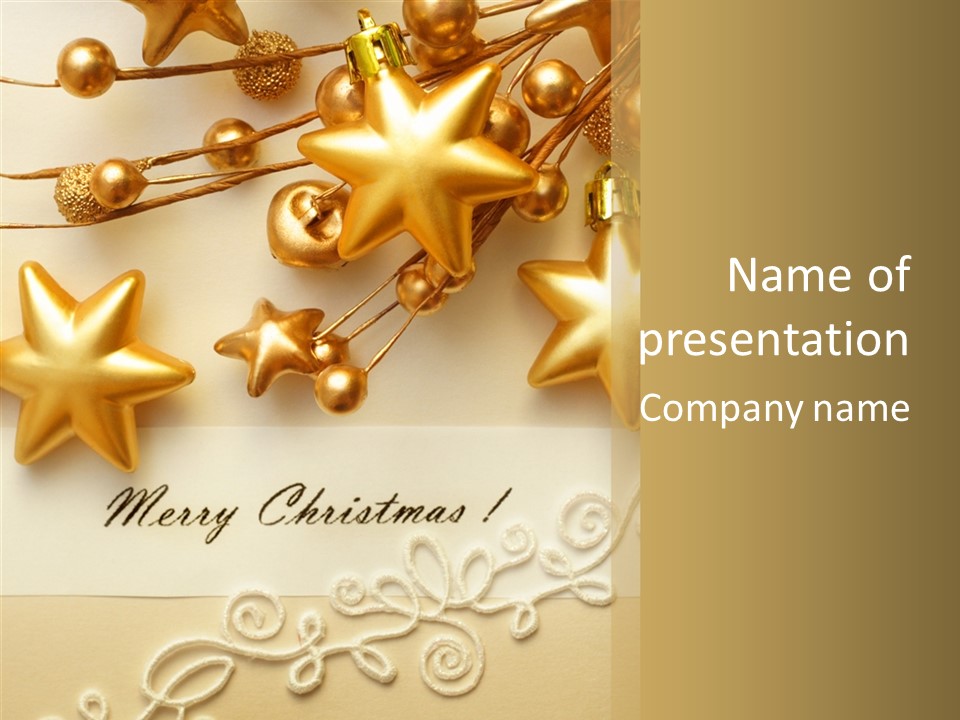 Cartao Natal PowerPoint Template