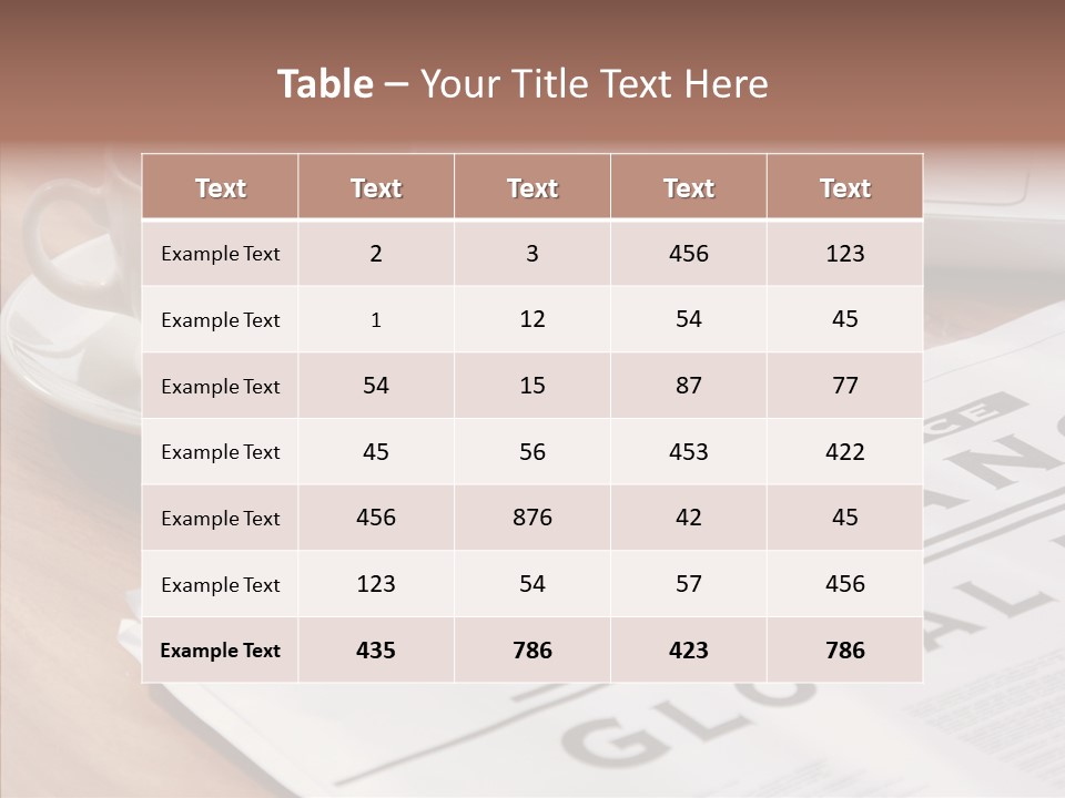 Zopo Zp908 PowerPoint Template