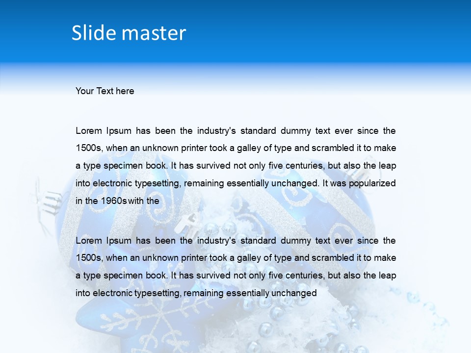 Season Holiday Greeting PowerPoint Template