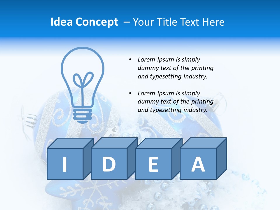 Season Holiday Greeting PowerPoint Template