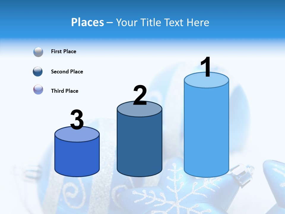 Ornate Christmas Snow PowerPoint Template
