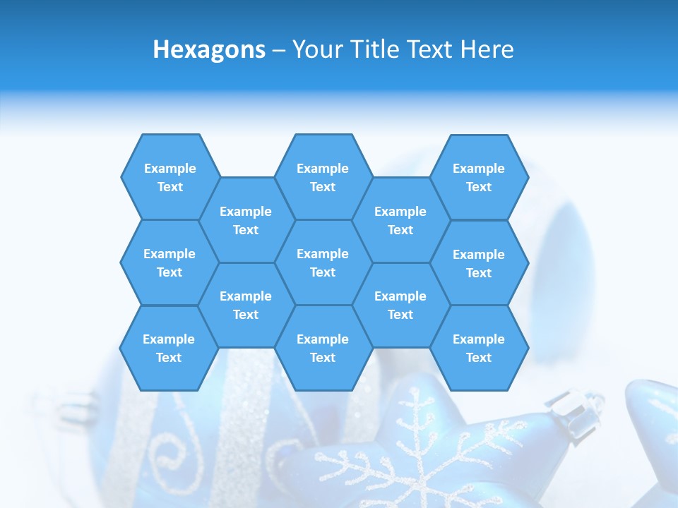 Ornate Christmas Snow PowerPoint Template