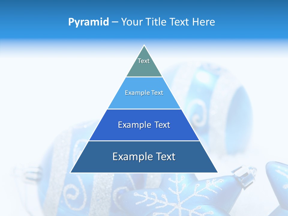 Ornate Christmas Snow PowerPoint Template