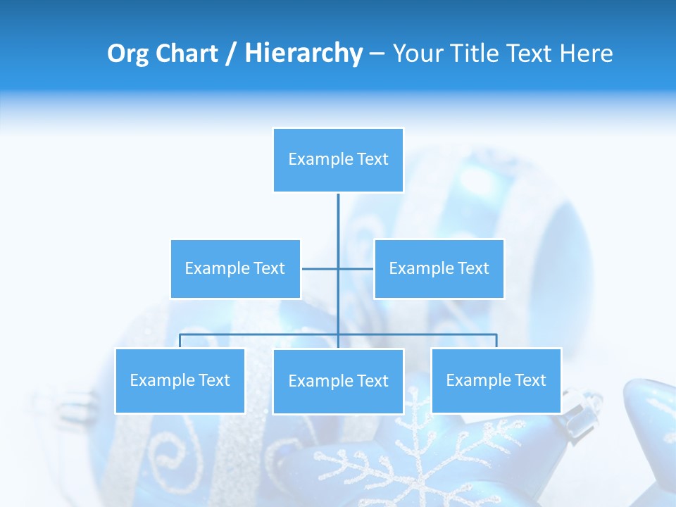 Ornate Christmas Snow PowerPoint Template