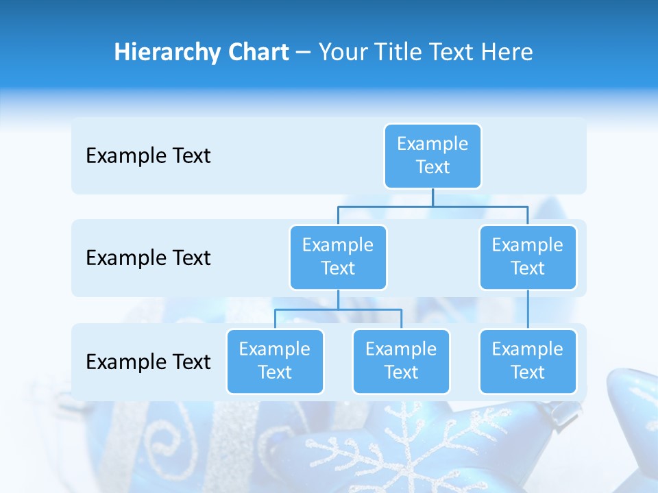 Ornate Christmas Snow PowerPoint Template