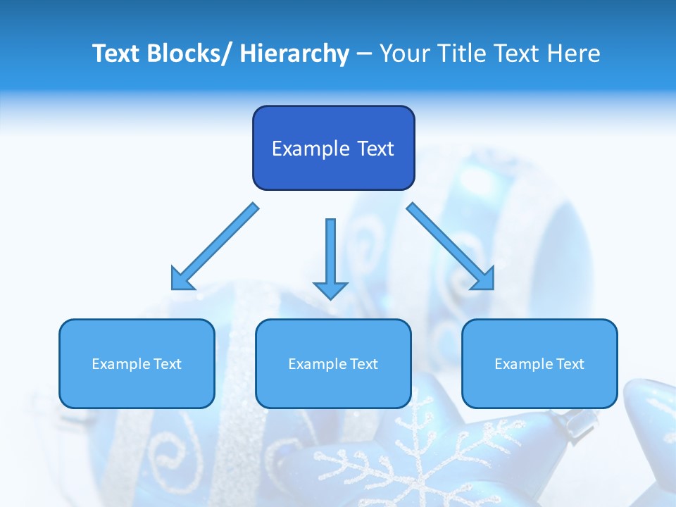 Ornate Christmas Snow PowerPoint Template
