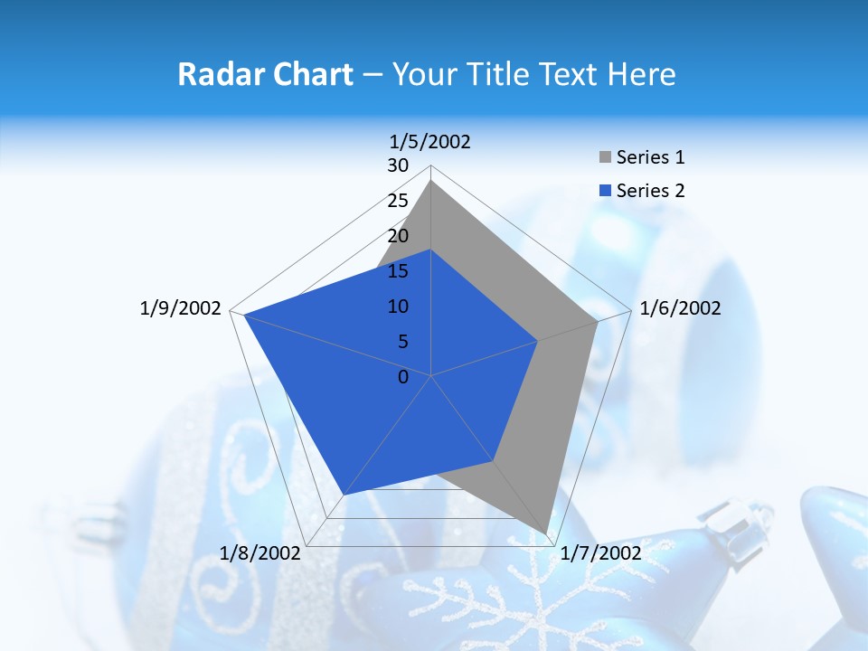 Ornate Christmas Snow PowerPoint Template