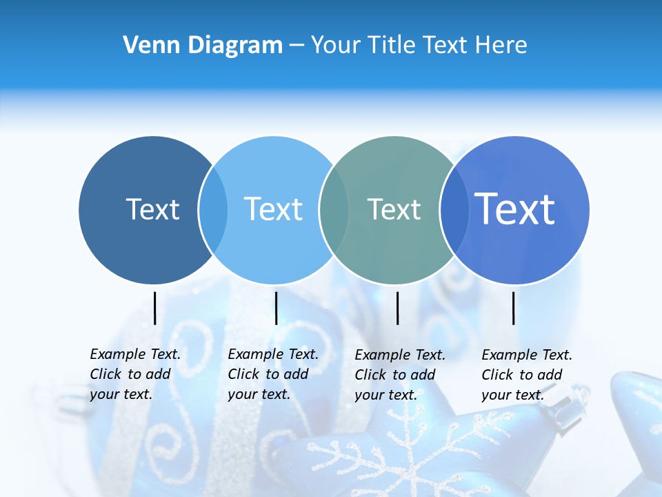 Ornate Christmas Snow PowerPoint Template