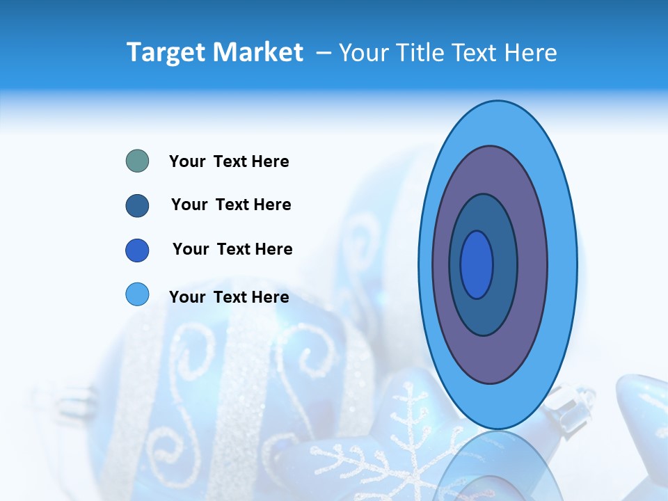 Ornate Christmas Snow PowerPoint Template